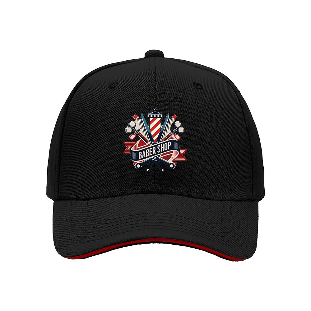Barber Shop Logo Men's Baseball Cap Classic Stylish Gift Hat