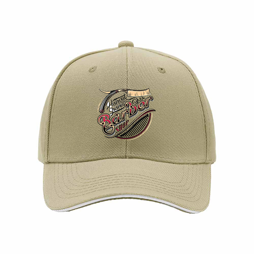 Barber Shop Logo Men's Baseball Cap Gift for Barbers - Image 4
