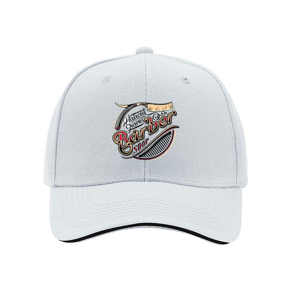 Barber Shop Logo Men's Baseball Cap Gift for Barbers - Image 5