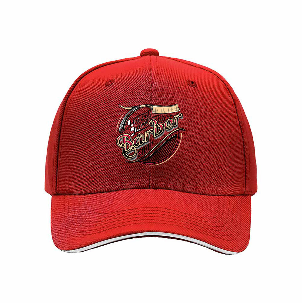 Barber Shop Logo Men's Baseball Cap Gift for Barbers - Image 6