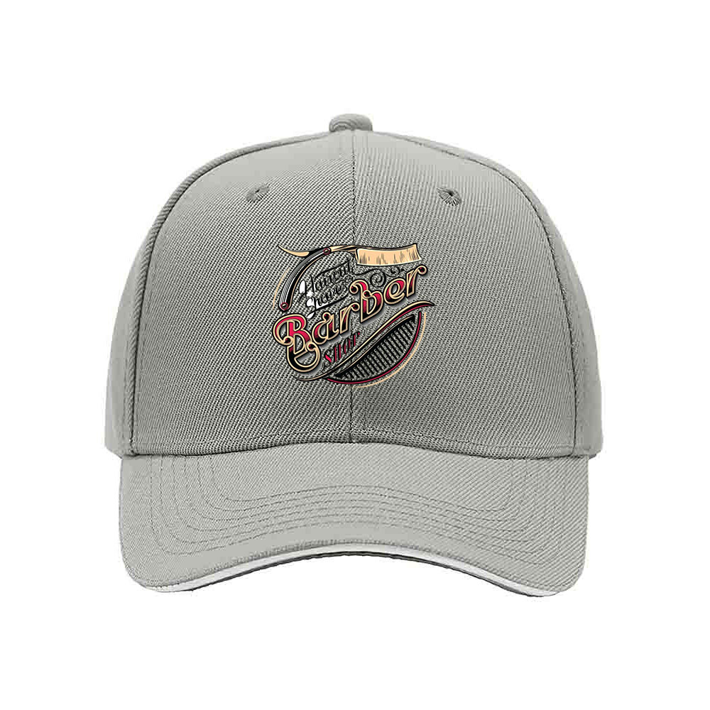 Barber Shop Logo Men's Baseball Cap Gift for Barbers - Image 7