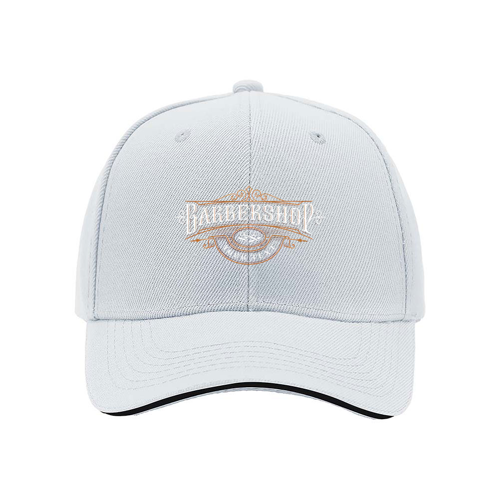 Barbershop Logo Men's Baseball Cap Custom Gift Hat - Image 5