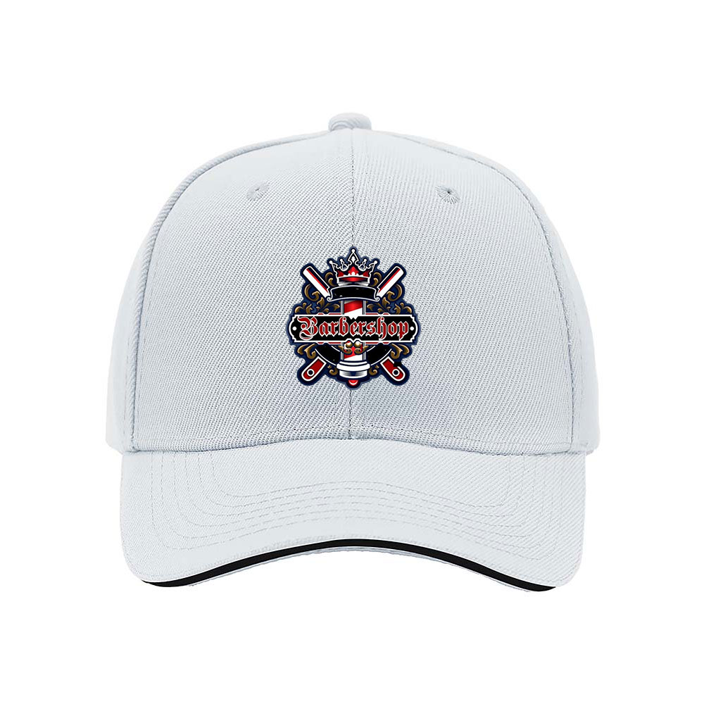 Barbershop Logo Men's Baseball Cap Gift for Barbers - Image 5