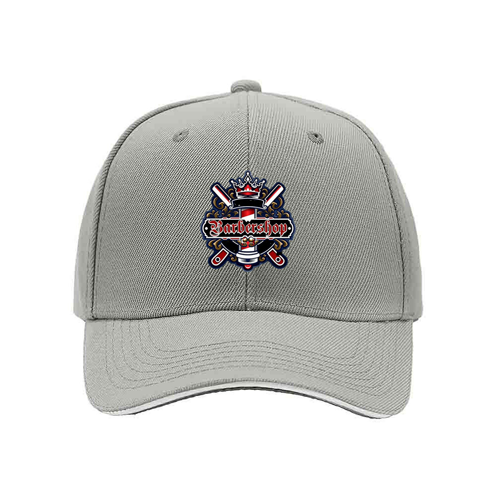Barbershop Logo Men's Baseball Cap Gift for Barbers - Image 7