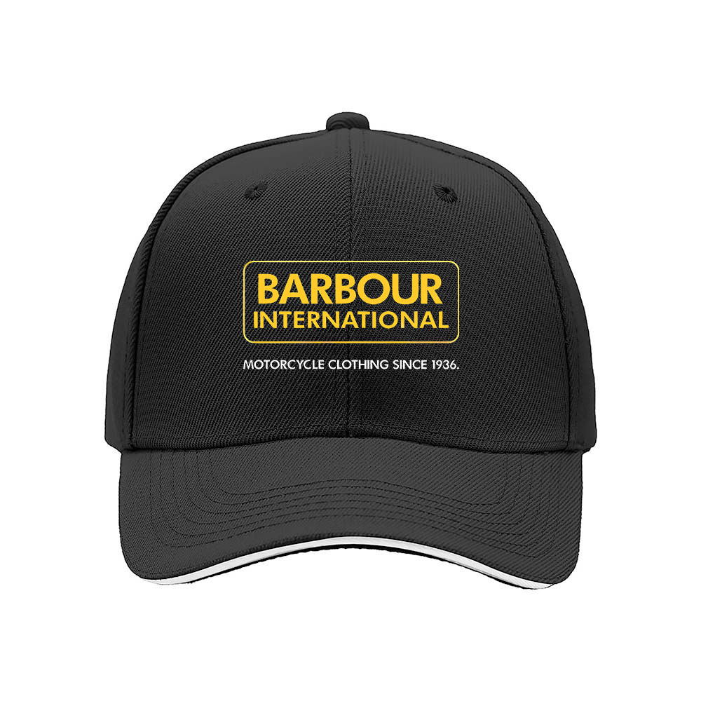 Barbour International Men's Baseball Cap Motorcycle Brand Hat Gift - Image 3