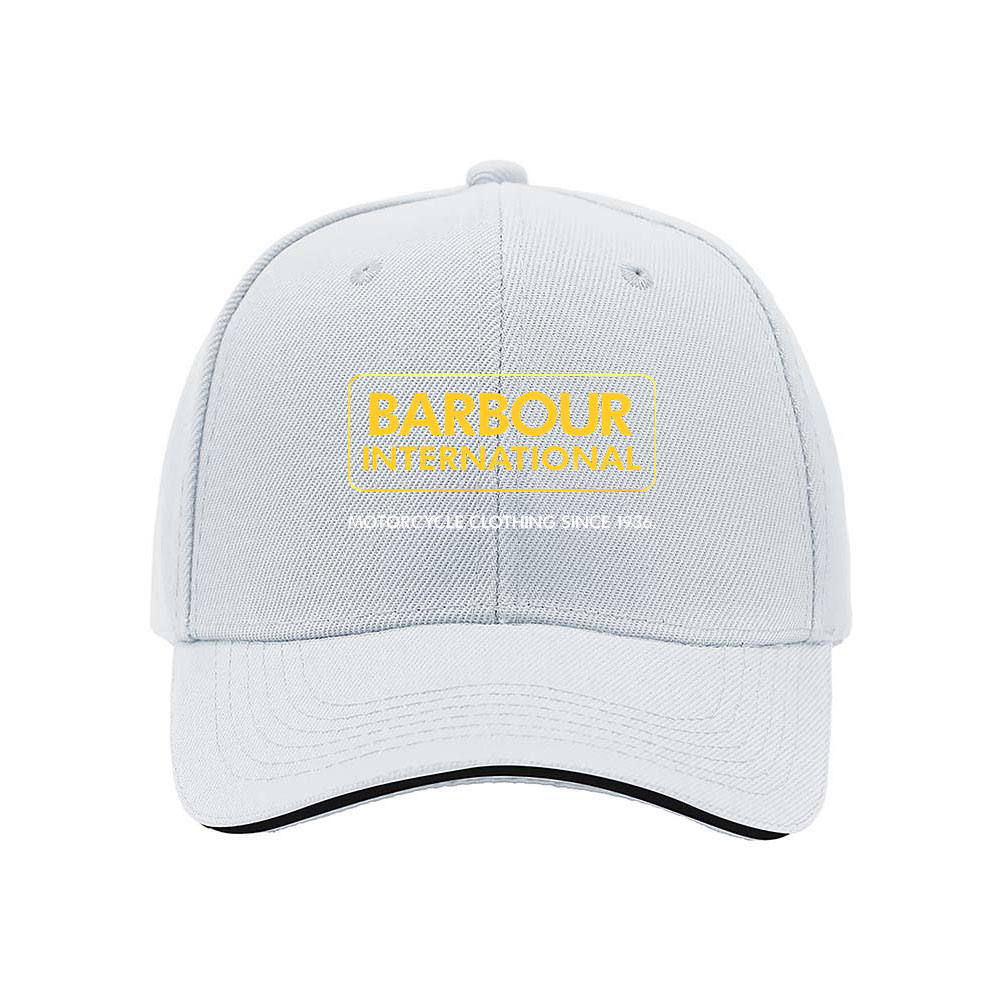 Barbour International Men's Baseball Cap Motorcycle Brand Hat Gift - Image 5