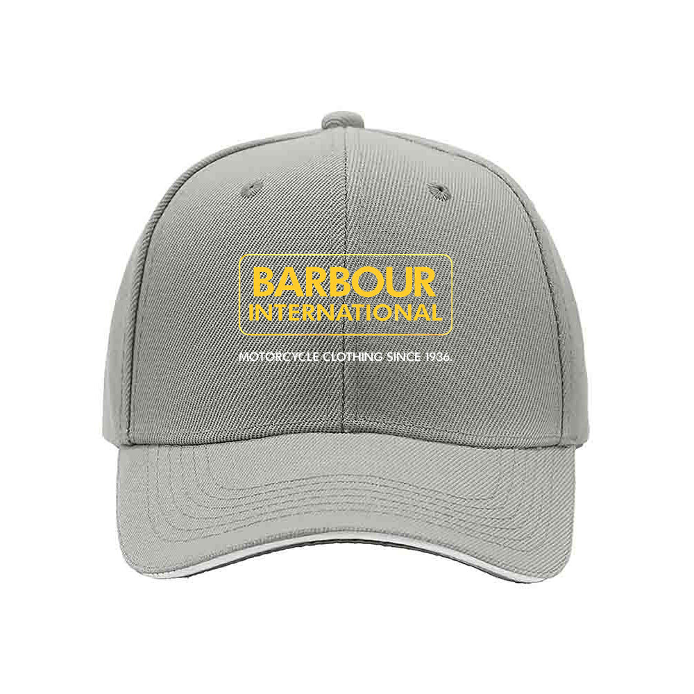 Barbour International Men's Baseball Cap Motorcycle Brand Hat Gift - Image 7