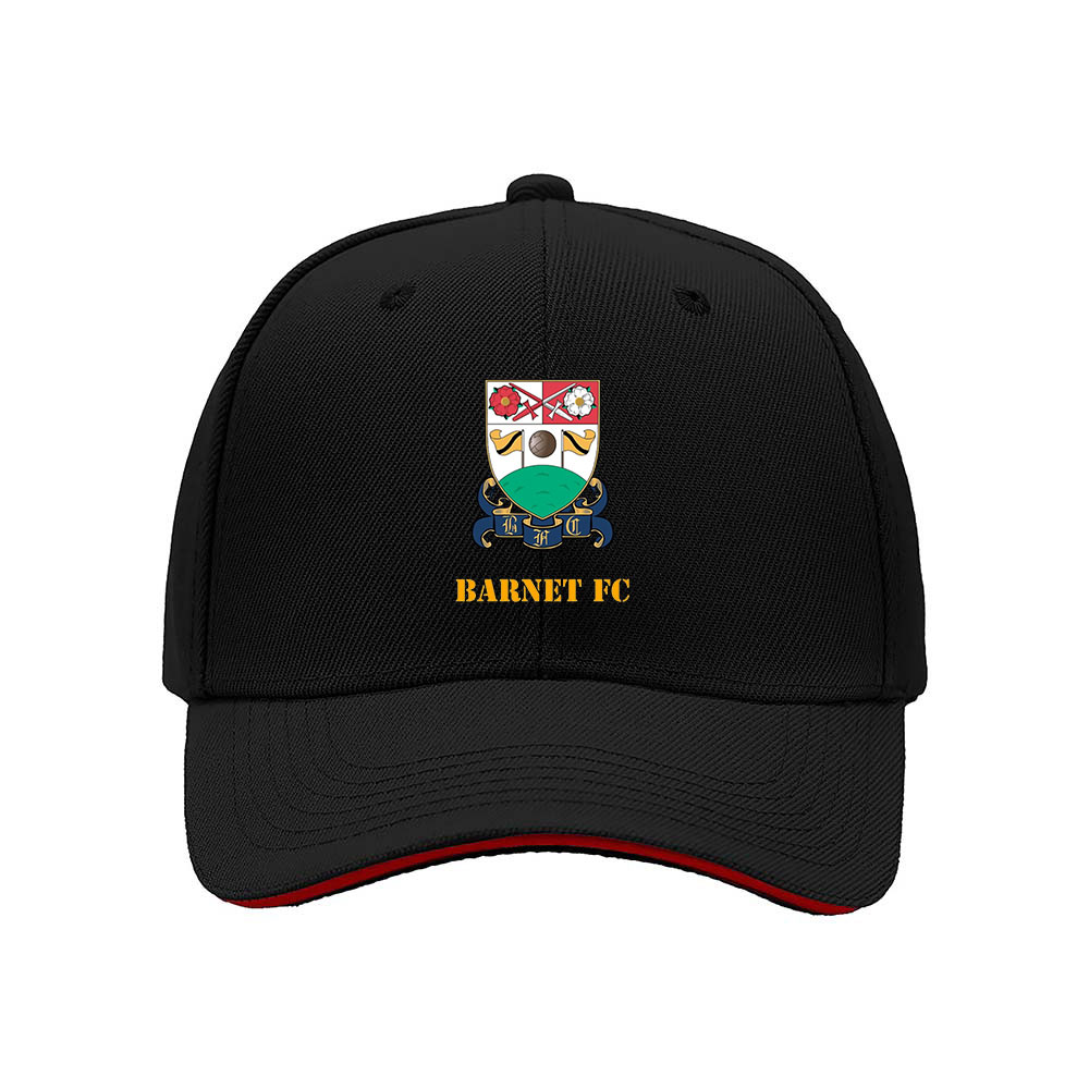 Barnet FC Crest Baseball Cap Men's Women's Gift Hat