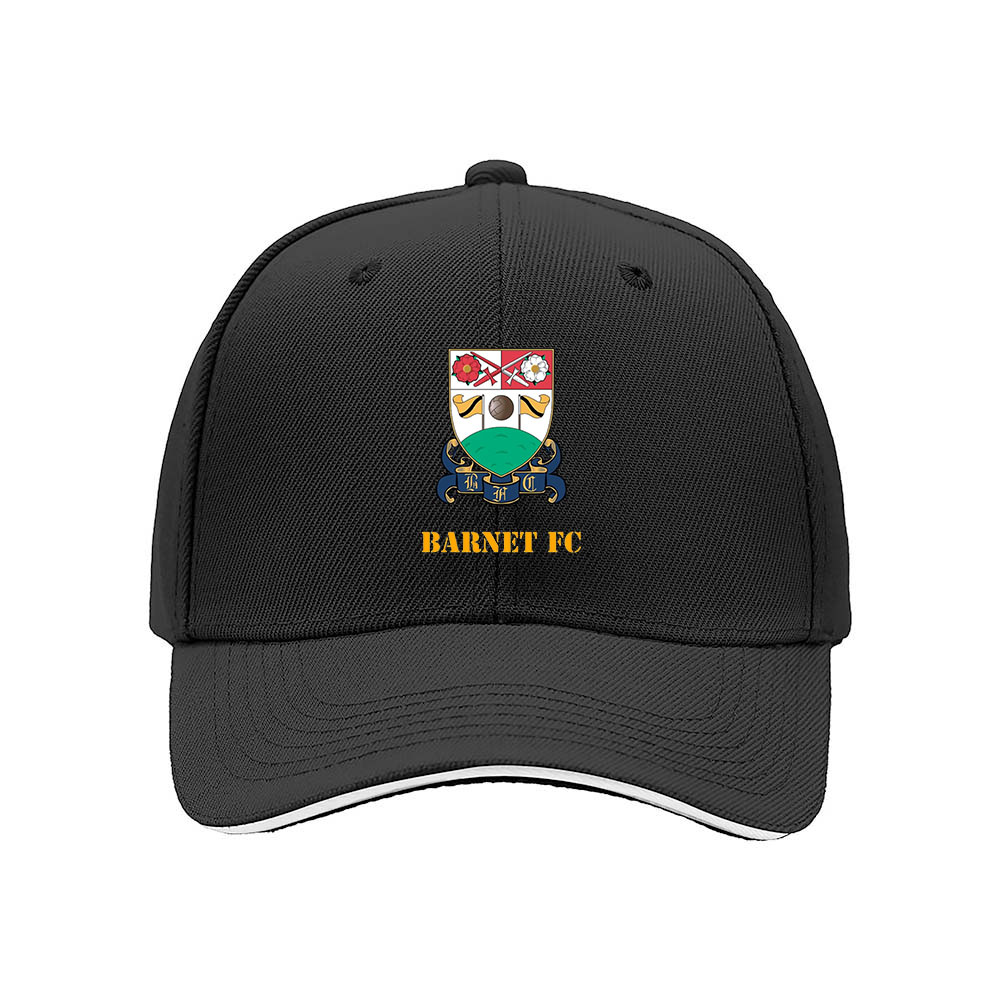 Barnet FC Crest Baseball Cap Men's Women's Gift Hat - Image 3