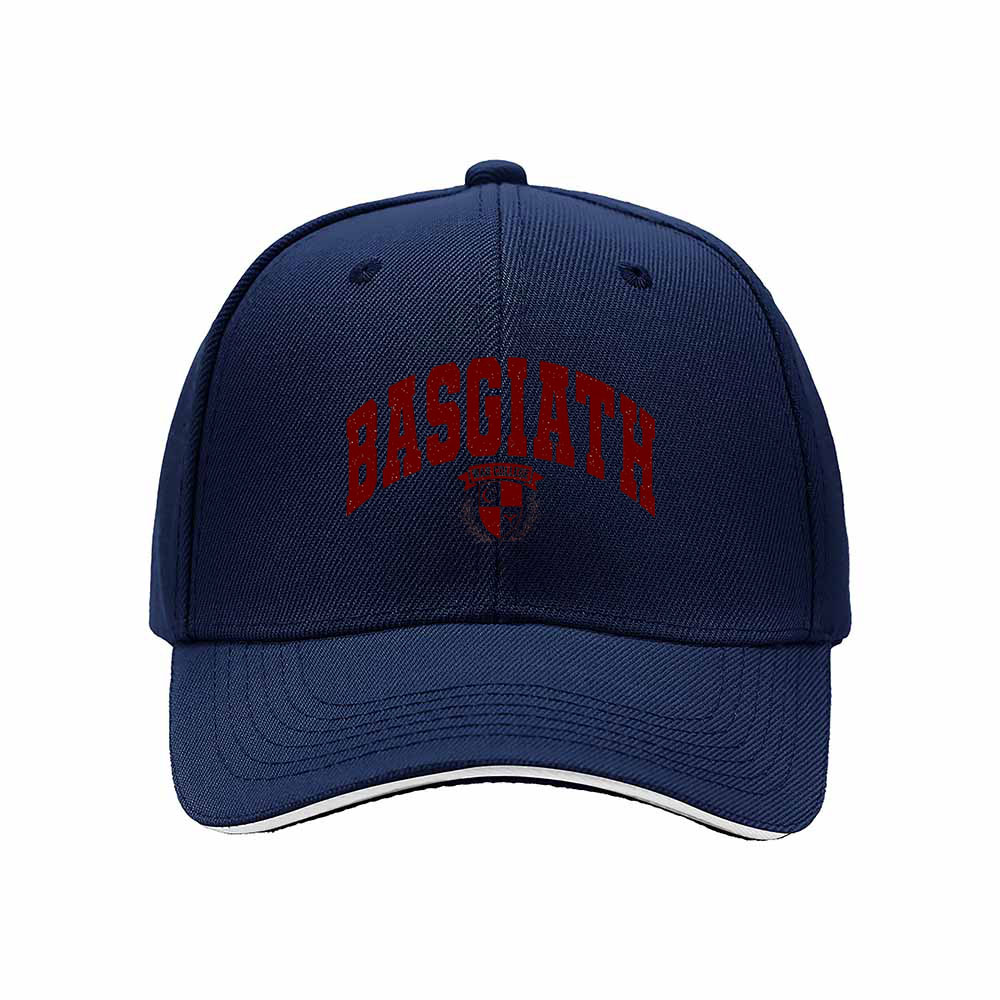 Basciath Men's Baseball Cap Red Logo Black Hat Gift for Fans - Image 2