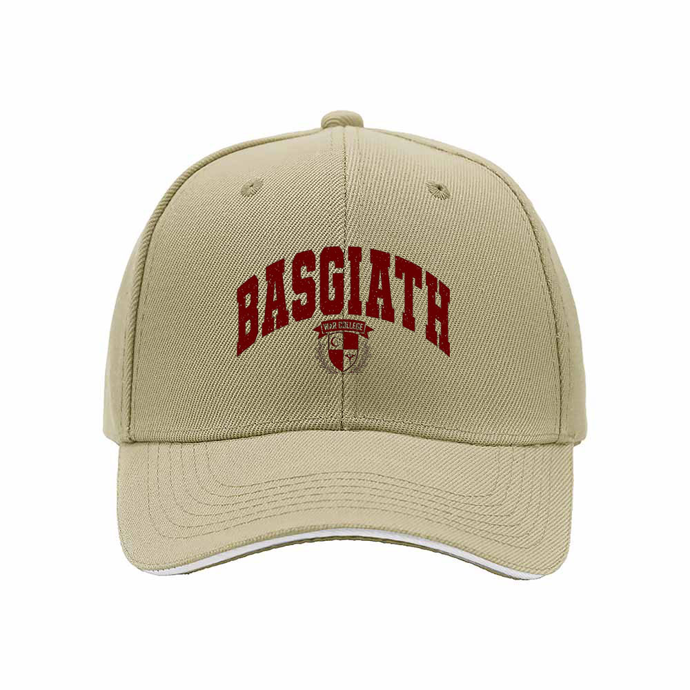 Basciath Men's Baseball Cap Red Logo Black Hat Gift for Fans - Image 4