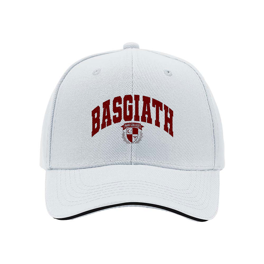 Basciath Men's Baseball Cap Red Logo Black Hat Gift for Fans - Image 5