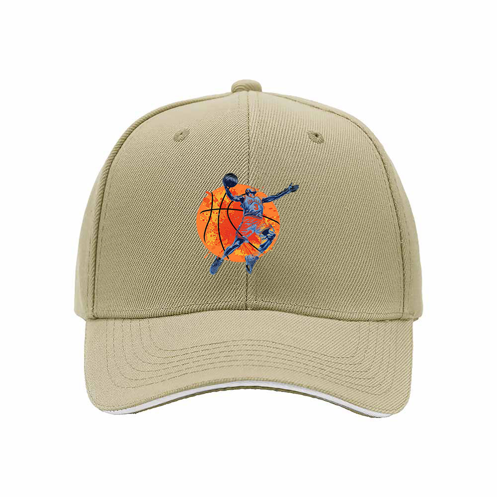 Basketball Player Jump Shot Men's Baseball Cap Gift - Image 4