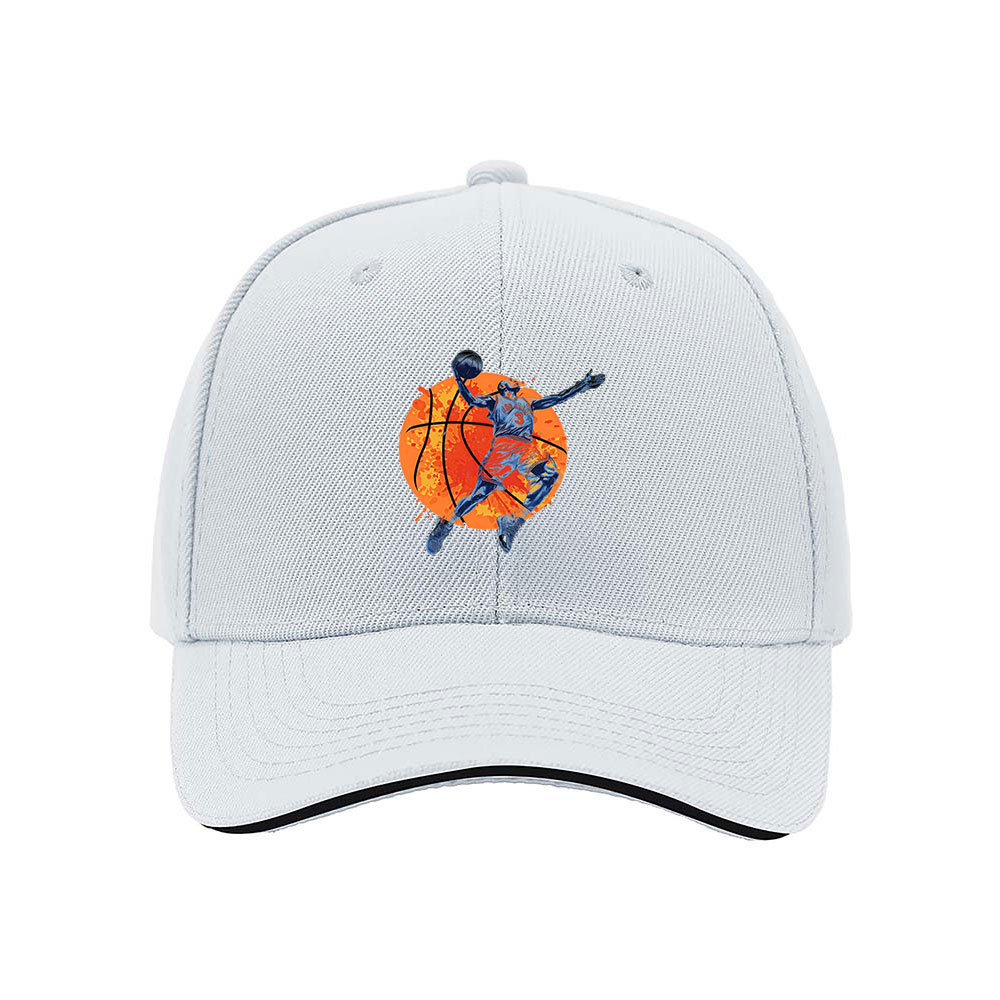 Basketball Player Jump Shot Men's Baseball Cap Gift - Image 5
