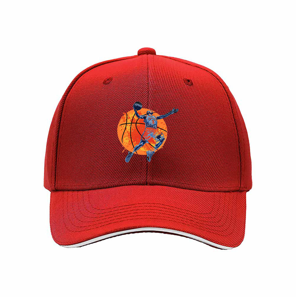 Basketball Player Jump Shot Men's Baseball Cap Gift - Image 6
