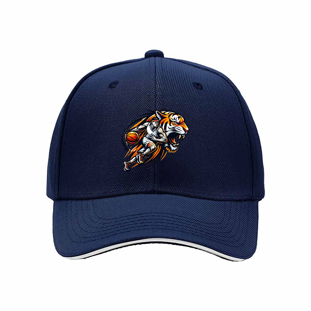 Tiger Basketball Player Men's Baseball Cap Gift Sport Hat - Image 2