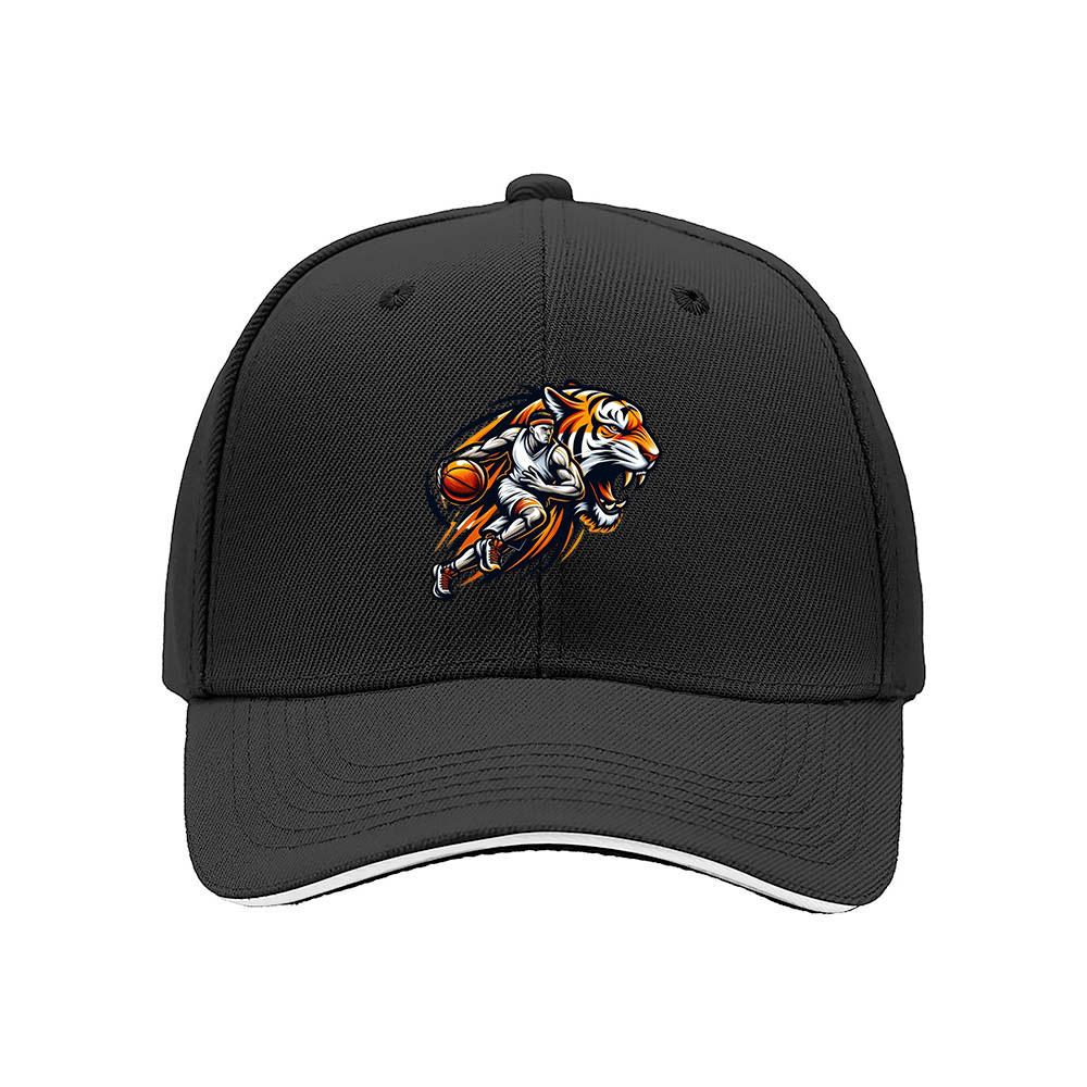 Tiger Basketball Player Men's Baseball Cap Gift Sport Hat - Image 3