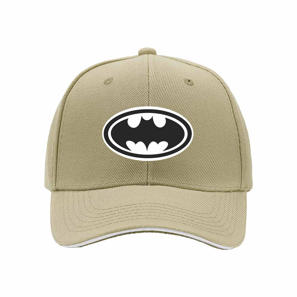 Batman Logo Men's Baseball Cap Black White Design Gift for Fans - Image 4