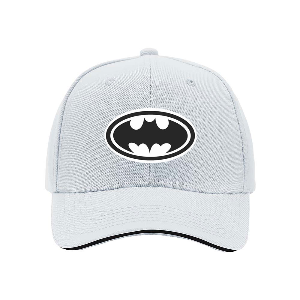 Batman Logo Men's Baseball Cap Black White Design Gift for Fans - Image 5
