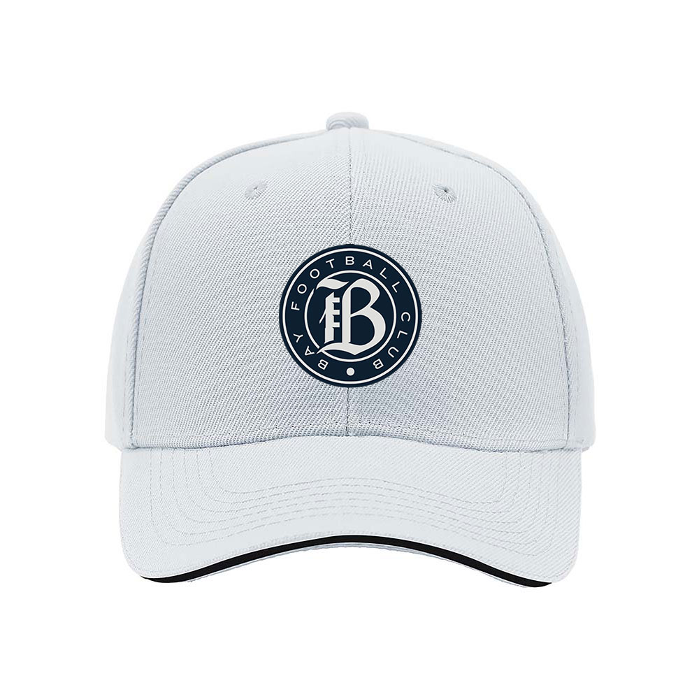 Bay Football Club Logo Men's Baseball Cap Black Red Trim Gift - Image 5