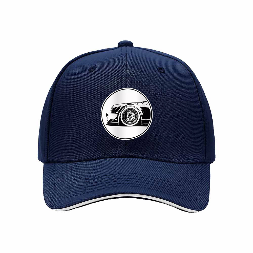Black Baseball Cap Car Logo Design Men's Women's Gift Streetwear Style - Image 2