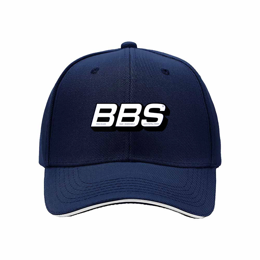 BBS Logo Men's Baseball Cap Black Red Trim Gift Hat - Image 2