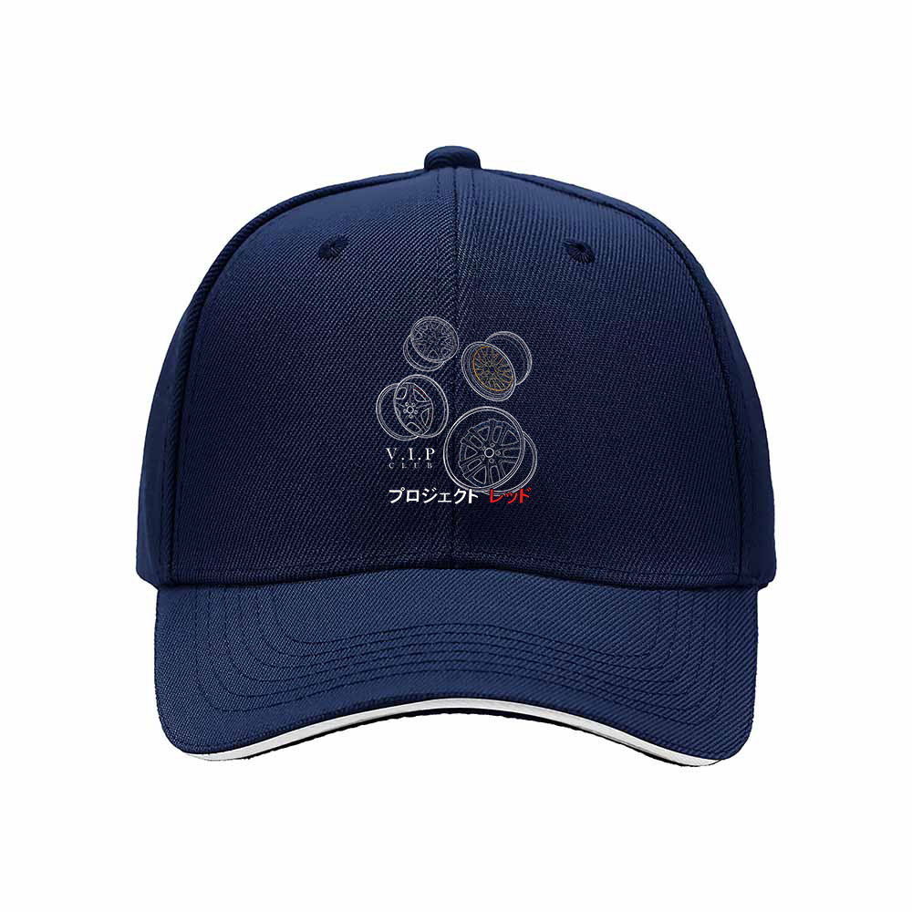 V.I.P Club Project D Wheel Design Men's Baseball Cap Gift - Image 2