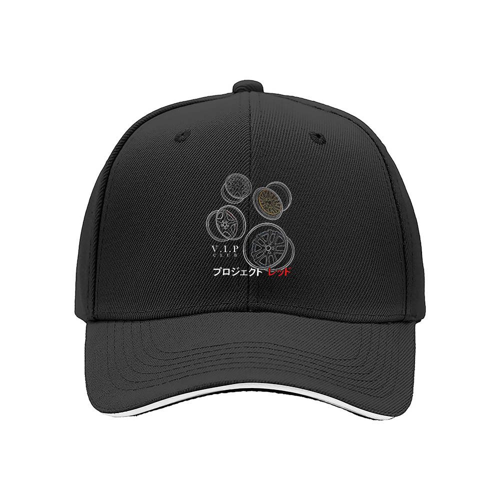 V.I.P Club Project D Wheel Design Men's Baseball Cap Gift - Image 3