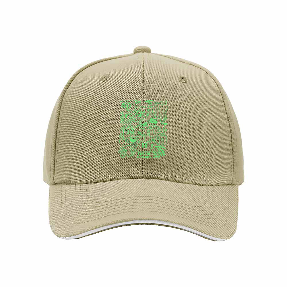 Green Graphic Print Baseball Cap Men's Women's Casual Hat Gift for Fans - Image 4