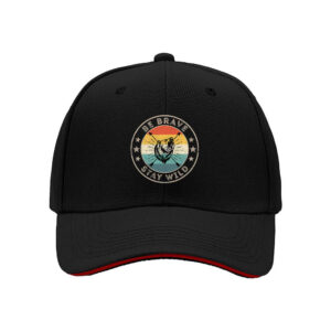 Be Brave Stay Wild Mens Baseball Cap Outdoor Adventure Gift Hat