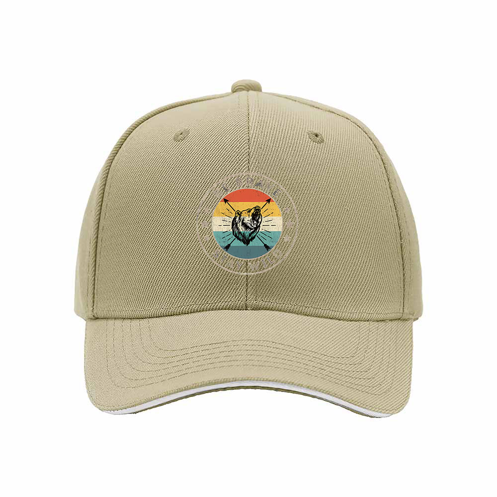 Be Brave Stay Wild Mens Baseball Cap Outdoor Adventure Gift Hat - Image 4