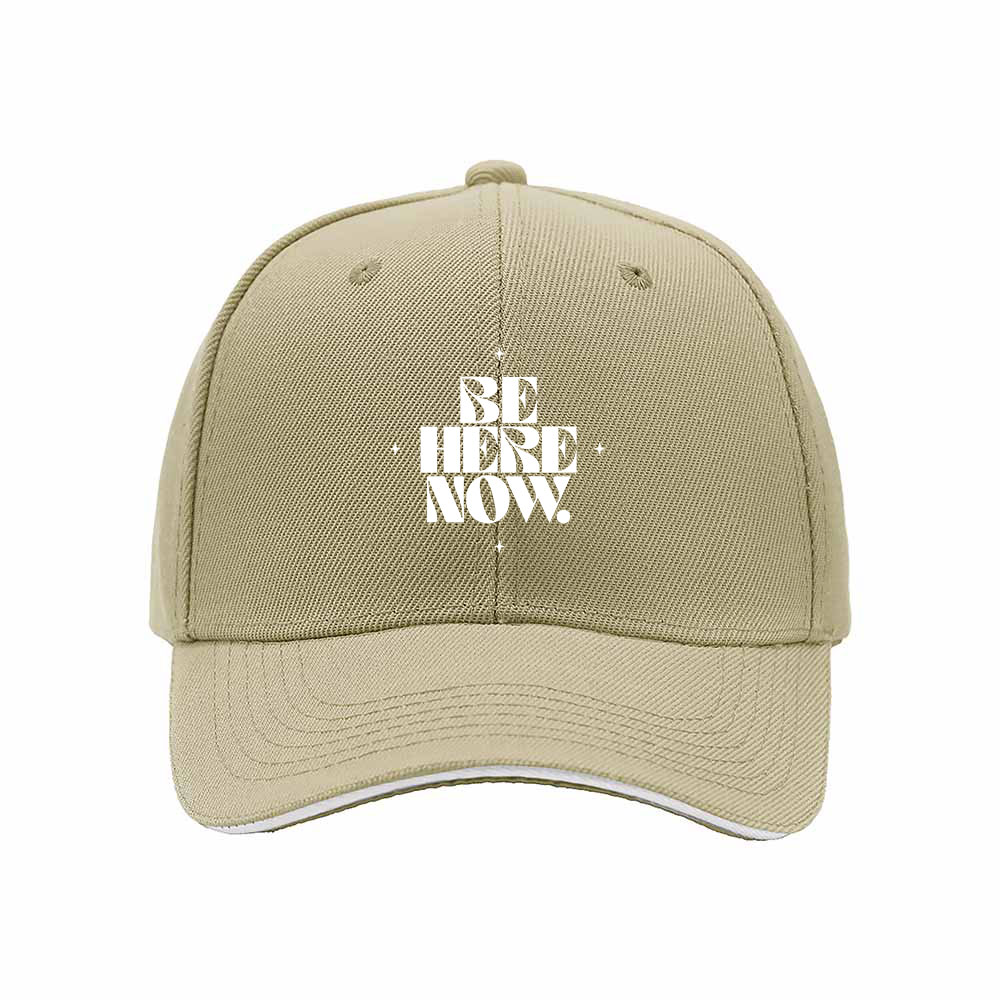 Be Here Now Baseball Cap Men Women Fashion Gift Hat - Image 4