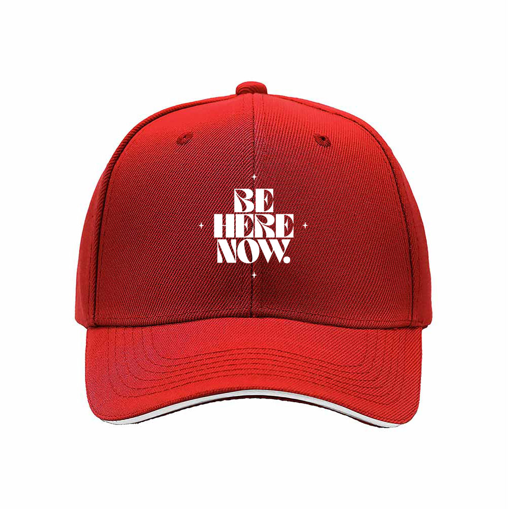 Be Here Now Baseball Cap Men Women Fashion Gift Hat - Image 6