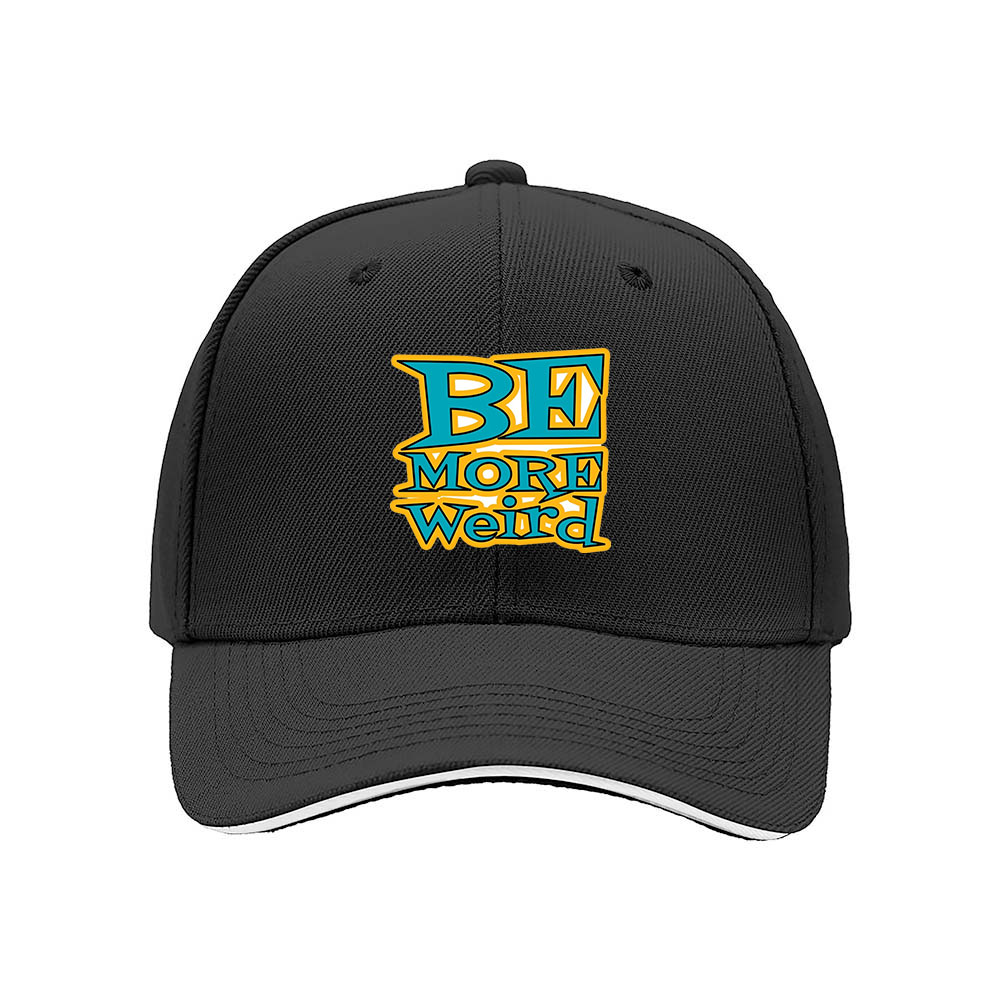 Be More Weird Mens Womens Baseball Cap Gift Statement Hat - Image 3