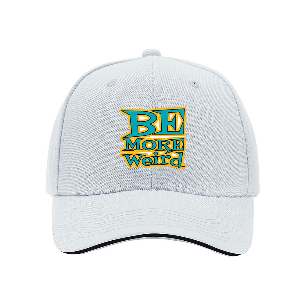 Be More Weird Mens Womens Baseball Cap Gift Statement Hat - Image 5