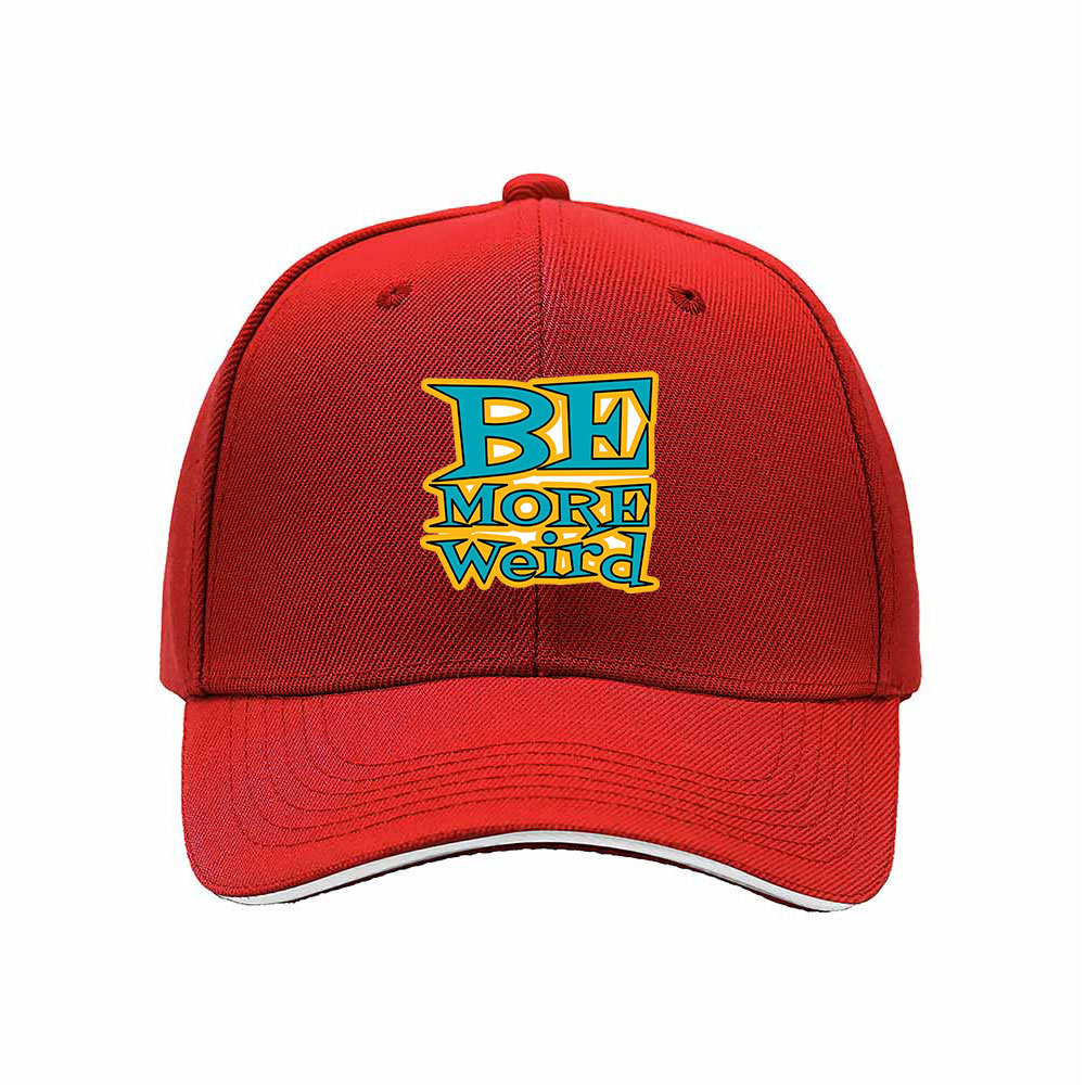 Be More Weird Mens Womens Baseball Cap Gift Statement Hat - Image 6