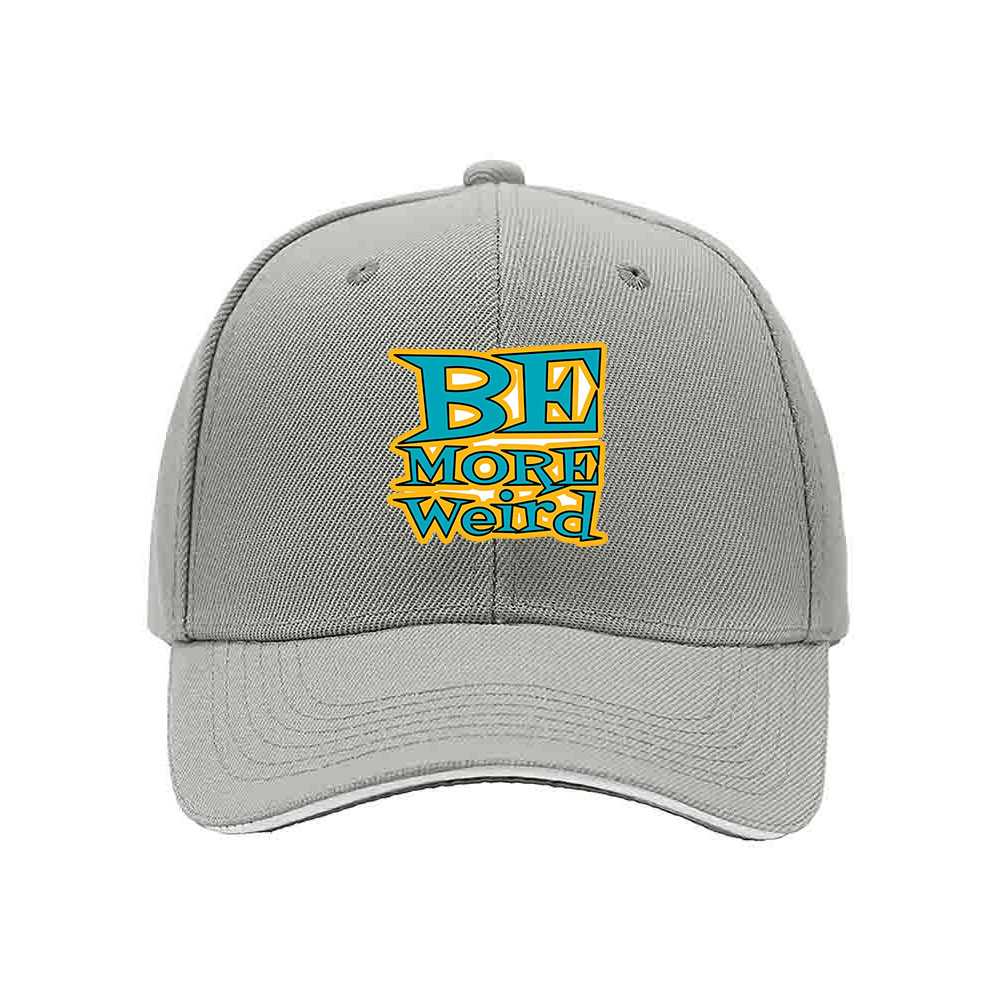 Be More Weird Mens Womens Baseball Cap Gift Statement Hat - Image 7