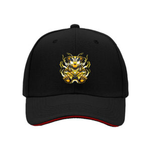 Golden Tiger Flame Baseball Cap Men's Women's Gift Style Hat