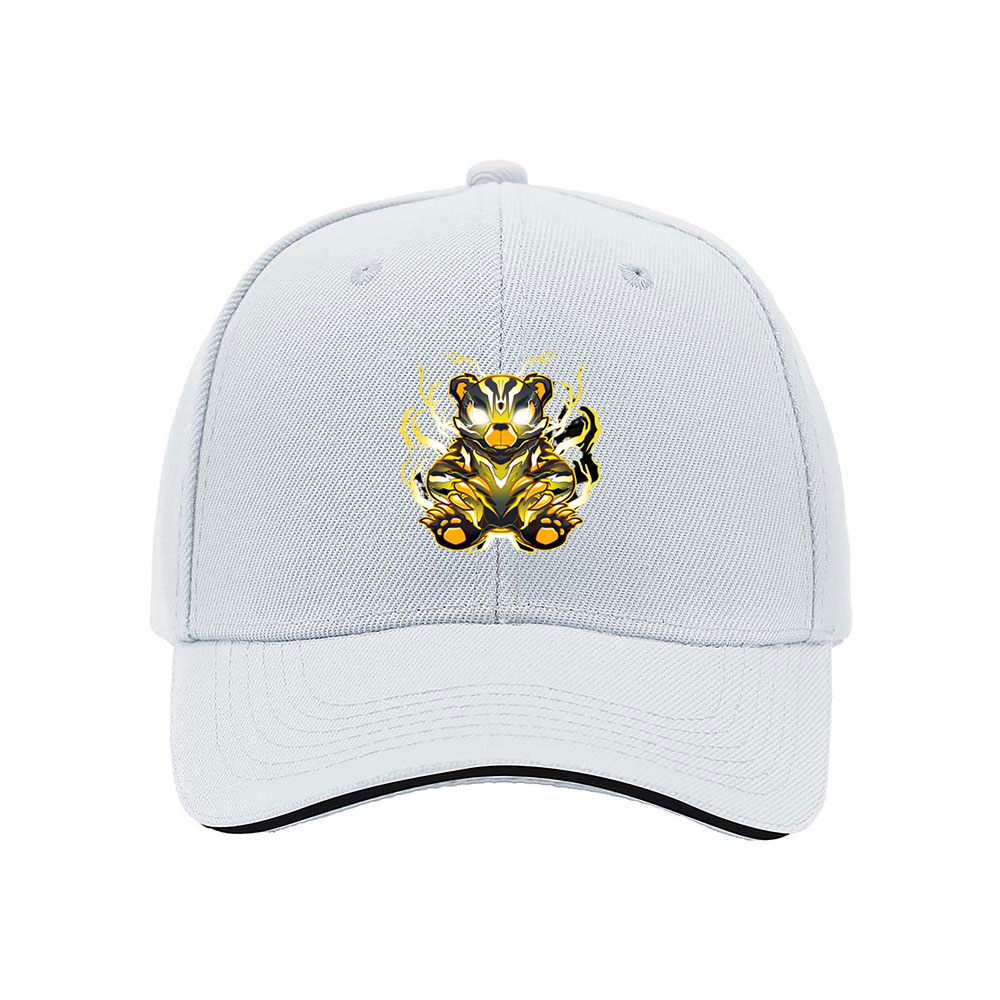 Golden Tiger Flame Baseball Cap Men's Women's Gift Style Hat - Image 5