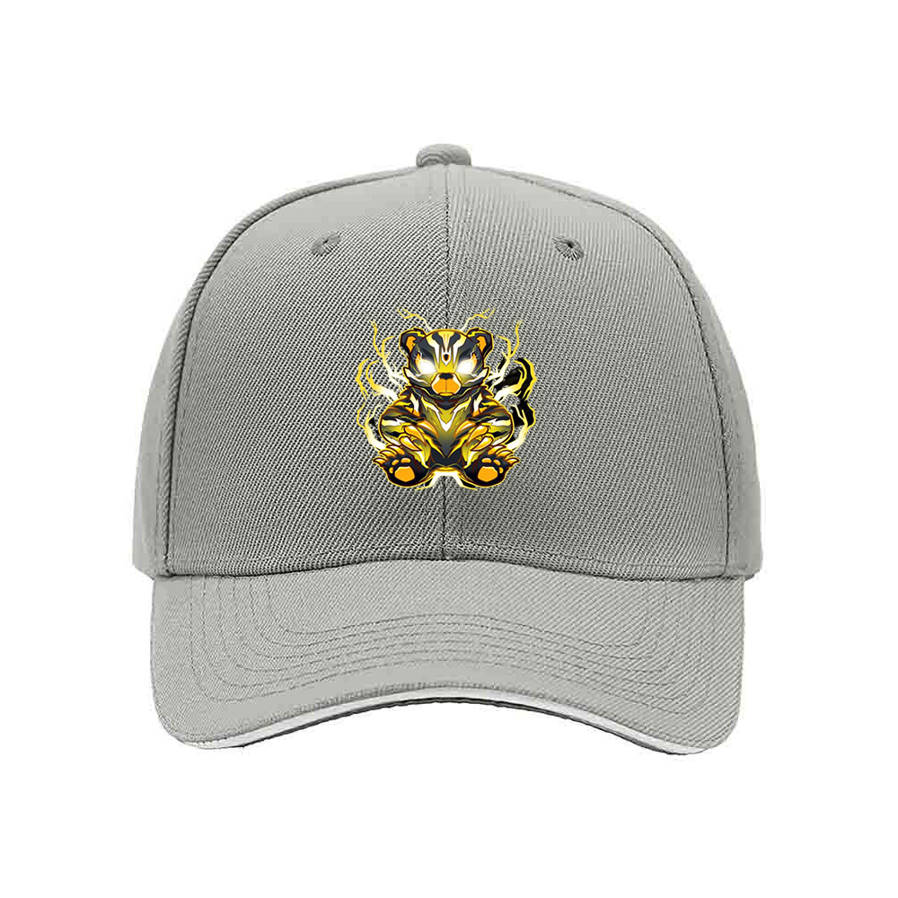 Golden Tiger Flame Baseball Cap Men's Women's Gift Style Hat - Image 7