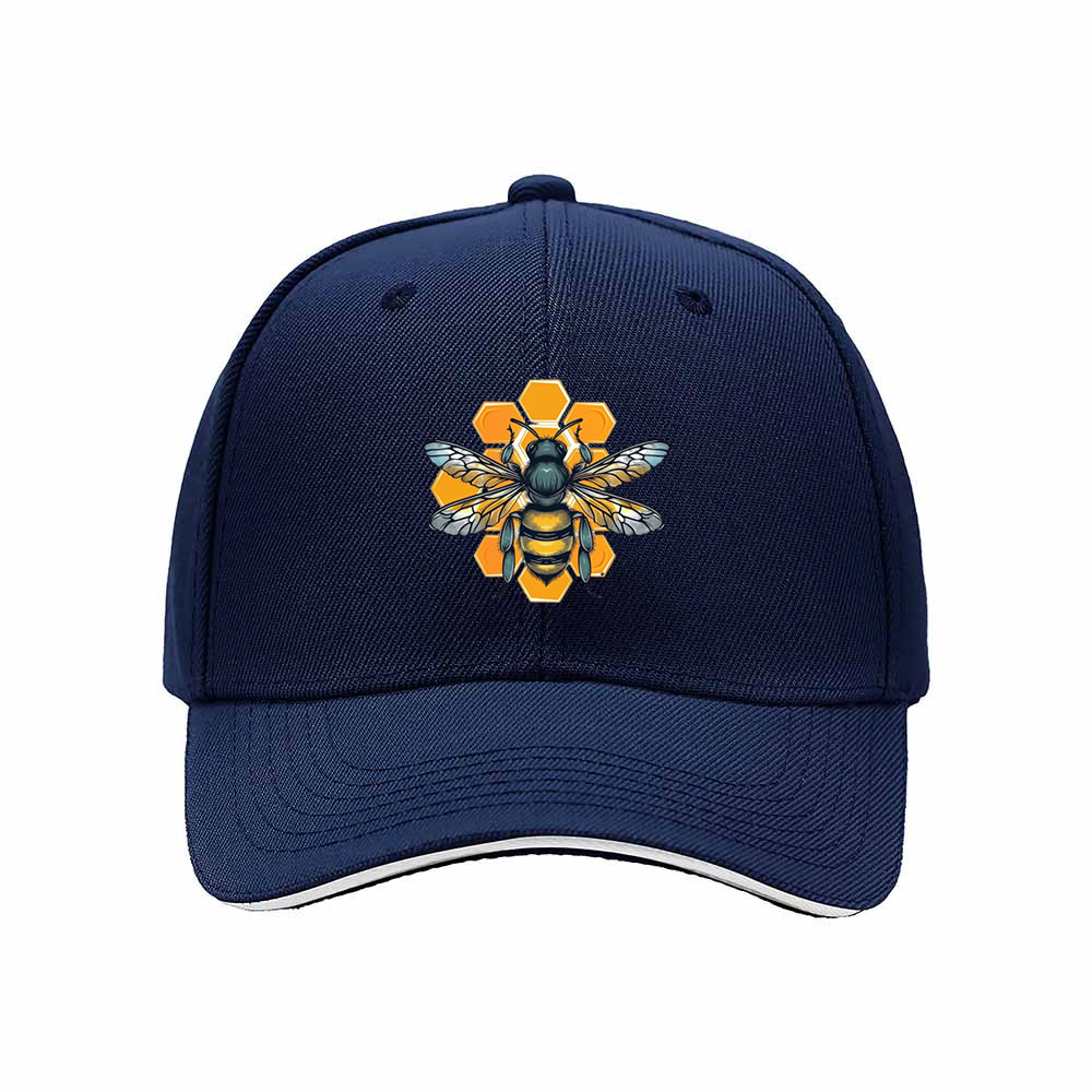 Bee Honeycomb Men's Baseball Cap Gift Outdoor Fashion Hat - Image 2