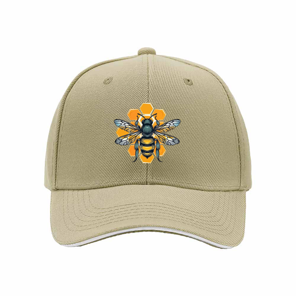Bee Honeycomb Men's Baseball Cap Gift Outdoor Fashion Hat - Image 4
