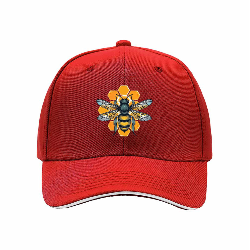 Bee Honeycomb Men's Baseball Cap Gift Outdoor Fashion Hat - Image 6