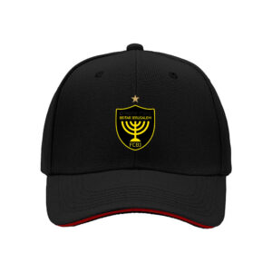 Beitar Jerusalem FC Men's Baseball Cap Black Gold Logo Hat Gift