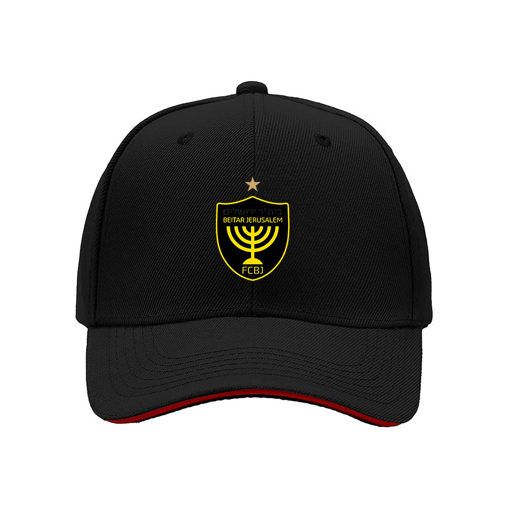 Beitar Jerusalem FC Men's Baseball Cap Black Gold Logo Hat Gift