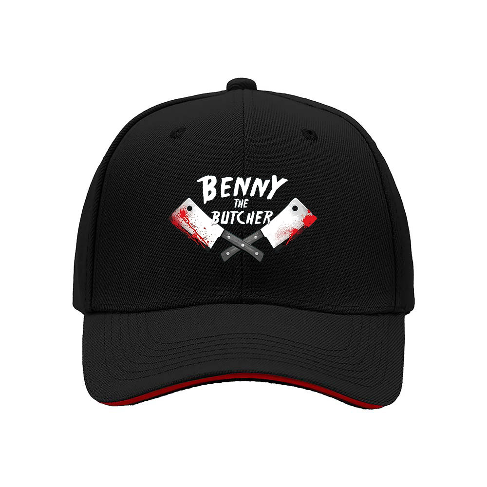 Benny The Butcher Crossed Cleavers Mens Baseball Cap Gift