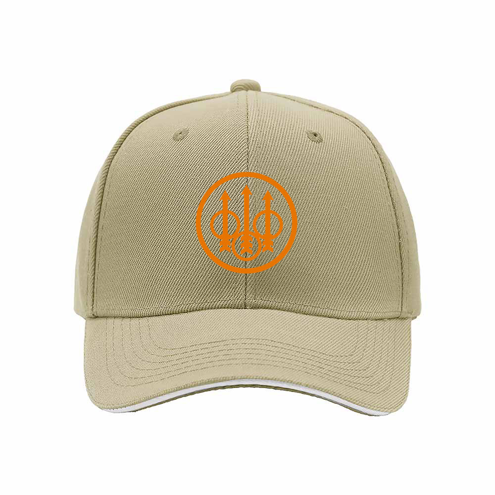 Black Baseball Cap with Orange Symbol Design for Men Women Gift Fashion Accessory - Image 4
