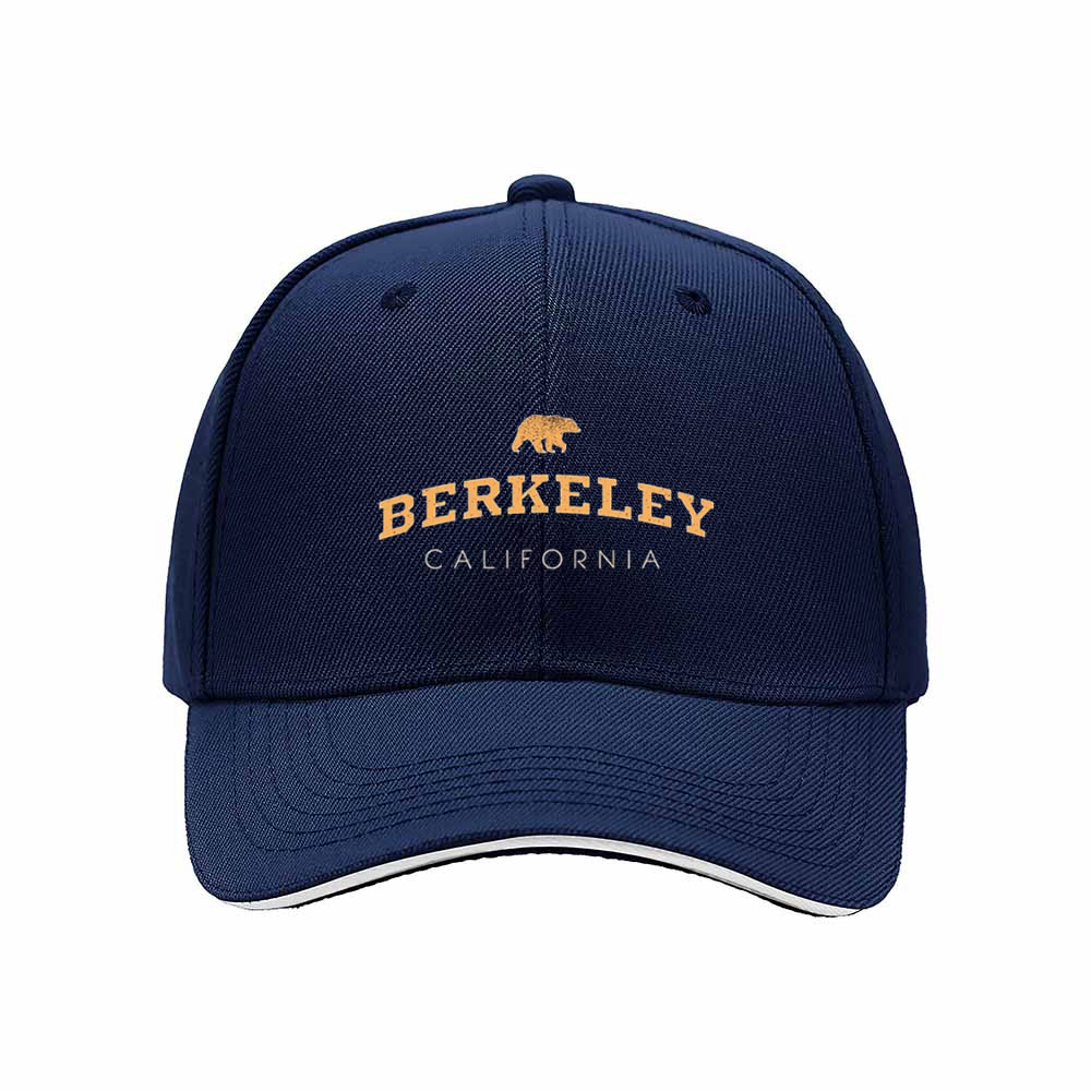Berkeley California Bear Logo Men's Baseball Cap Gift - Image 2