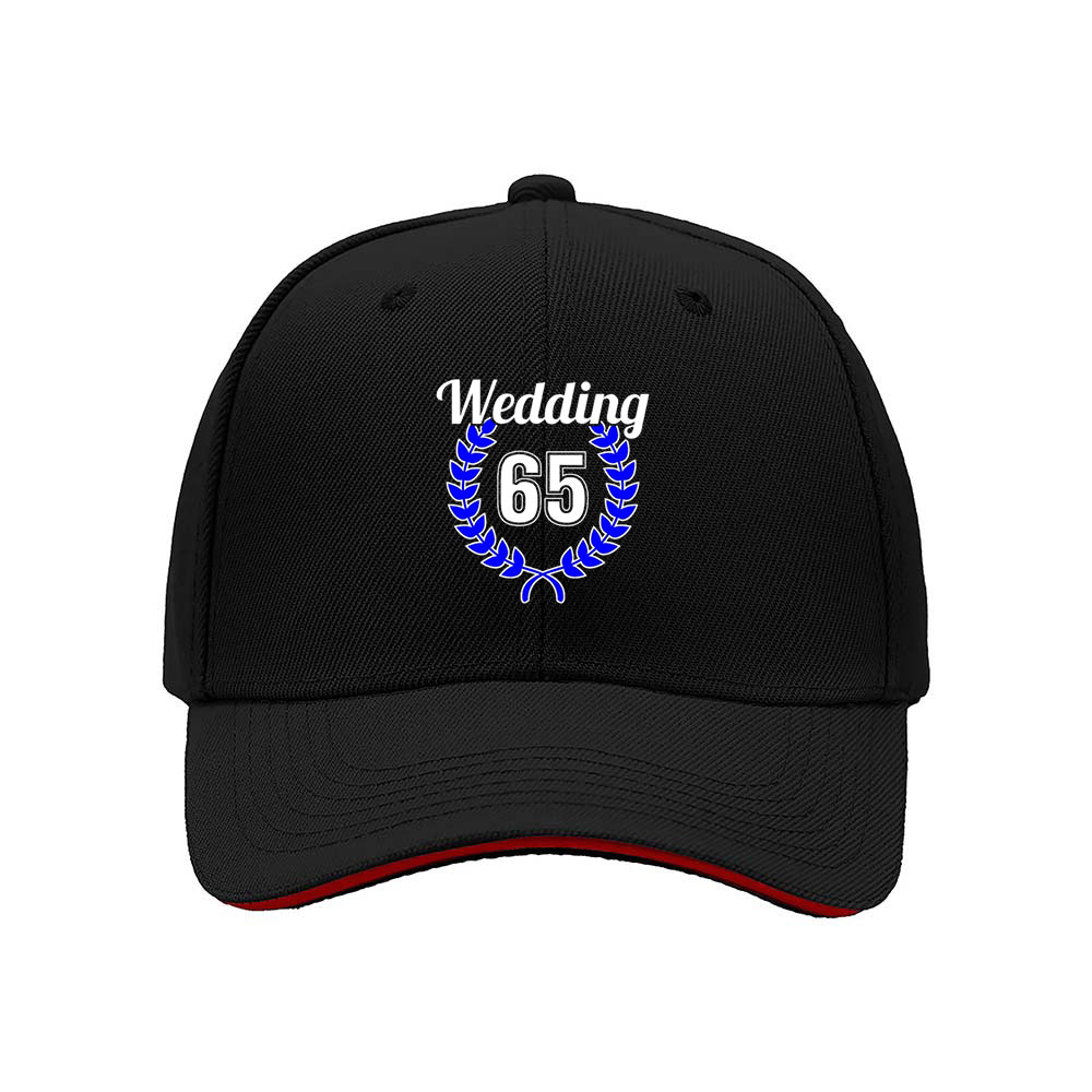 Wedding 65th Anniversary Men's Baseball Cap Gift