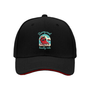 Berry Cool Beachy Rule Strawberry Cap Men's Women's Baseball Hat Summer Gift